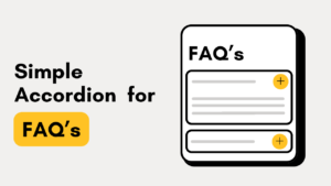 Stunning FAQ Section to Your Website